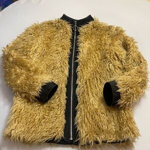 Lip Service Shaggy Faux Fur Jacket Size Medium